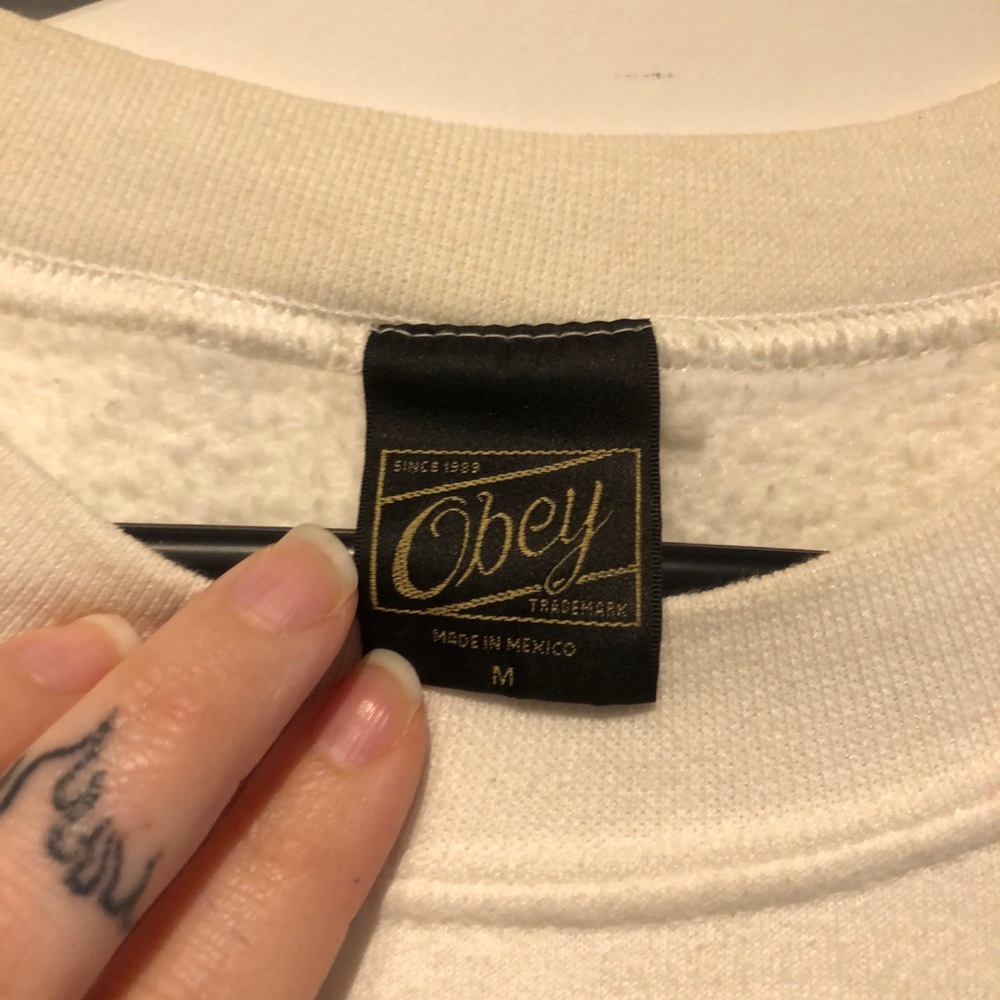 Obey Posse Floral Crew Neck Sweater - Picture 2 of 4